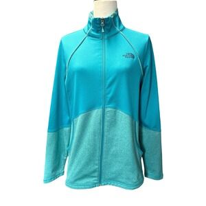 The North Face Cinder‎ 100 Women's Teal Track Jacket Full Zip Large Gorpcore